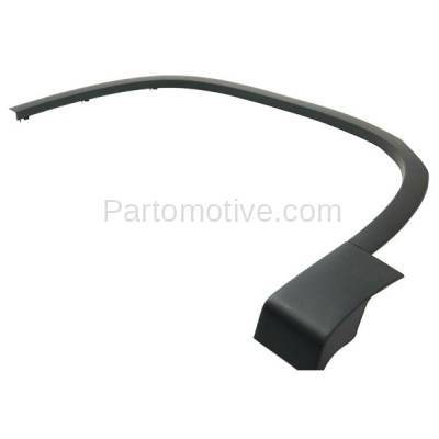 Aftermarket Replacement - FDF-1066LC CAPA 2009-2011 Volkswagen Tiguan 2.0L (1 Piece Type) Front Fender Flare Wheel Opening Molding Textured Black Plastic Left Driver Side - Image 2