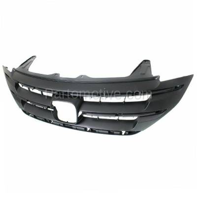 Aftermarket Replacement - GRL-1865C CAPA 2012-2014 Honda CR-V (USA & Mexico & Canada Built Models) Front Center Grille Assembly Painted Black Shell & Insert Plastic - Image 2