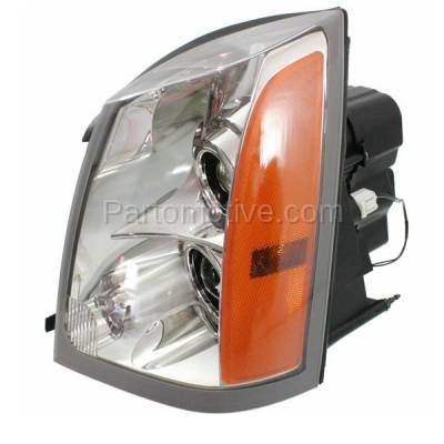 Aftermarket Replacement - HLT-2264LC & HLT-2264RC CAPA 2004-2009 Cadillac SRX (3.6 & 4.6 Liter Engine) Front Composite Headlight Headlamp Halogen Assembly (with Bulbs) SET PAIR Right Passenger & Left Driver Side - Image 2