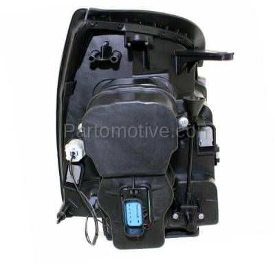 Aftermarket Replacement - HLT-2264LC & HLT-2264RC CAPA 2004-2009 Cadillac SRX (3.6 & 4.6 Liter Engine) Front Composite Headlight Headlamp Halogen Assembly (with Bulbs) SET PAIR Right Passenger & Left Driver Side - Image 3