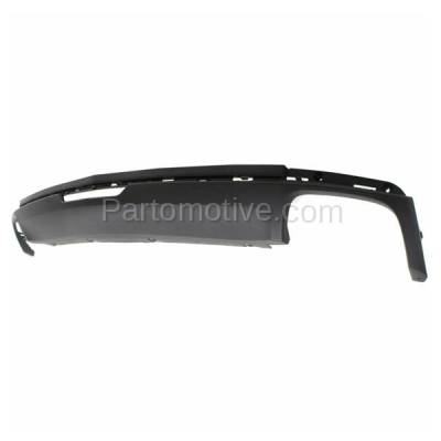 Aftermarket Replacement - VLC-1524RC CAPA 2016-2018 Cadillac CT6 (3.0 & 3.6 Liter V6 Engine) Rear Bumper Lower Spoiler Valance Air Dam Deflector Apron Panel Textured Plastic - Image 2