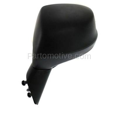 Aftermarket Replacement - MIR-2306L 2012-2013 Honda Civic (Except Hybrid Model) Rear View Mirror Assembly Power, Manual Folding, Heated Textured Black Left Driver Side - Image 2