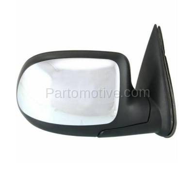 Aftermarket Replacement - MIR-1606AR 1999-2002 GMC Sierra Pickup Truck & 2000-2002 Yukon & Yukon XL Rear View Mirror Assembly Power, Heated Chrome Cap Right Passenger Side - Image 2