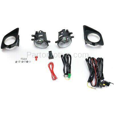 Aftermarket Replacement - KV-STYTY1415FL2 Fog Light Kit For 2014-2015 Toyota Tundra LH & RH Clear Lens - Image 2