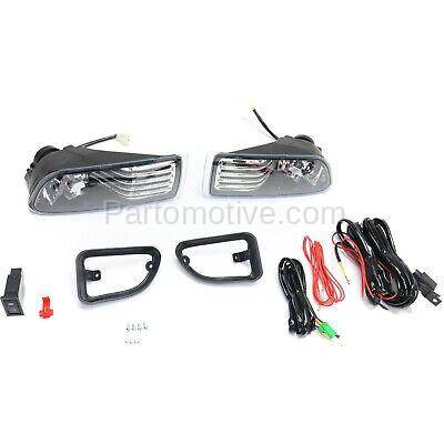Aftermarket Replacement - KV-STYSC0510FL2 Fog Light For 2005-2010 Scion tC Set of 2 Front LH and RH Clear Lens - Image 2