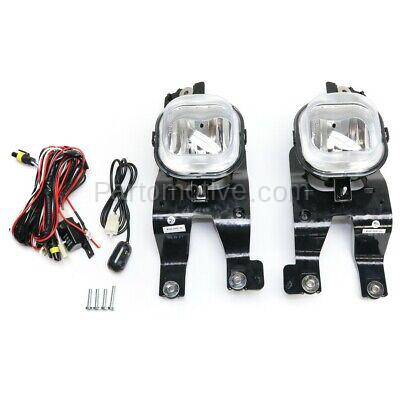 Aftermarket Replacement - KV-STYFD0810FL1 Fog Light Kit For 2008-2010 Ford F-250 F-350 F-450 SD LH & RH Clear Lens - Image 1