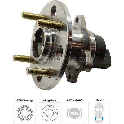Aftermarket Replacement - KV-RK28590005 Wheel Hub For 2006-2011 Kia Rio Rear Driver or Passenger Side 4-Wheel ABS - Image 2
