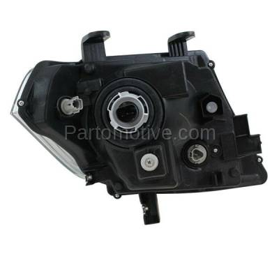 Aftermarket Replacement - HLT-1821L NEW Headlight Headlamp Head Light Lamp Left Driver Side For 09-15 Frontier Truck - Image 3