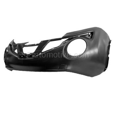 Aftermarket Replacement - BUC-3983FC CAPA 2015-2017 Nissan Juke (S, SL, SV) (1.6 Liter Engine) Front Bumper Cover Assembly (with Tow Hook Hole) Primed Plastic - Image 2
