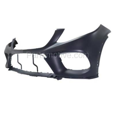 Aftermarket Replacement - BUC-3931FC CAPA 2016-2018 Mercedes-Benz GLE-Class Front Bumper Cover Assembly (without Park Assist Sensor Holes) Paint to Match Plastic - Image 2