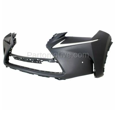 Aftermarket Replacement - BUC-3827FC CAPA 2015-2017 Lexus NX200t (with F Sport Package) Front Bumper Cover Assembly without Headlamp Washer & with Park Sensor Holes - Image 2