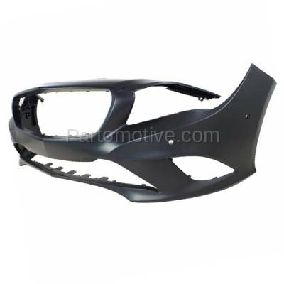 Aftermarket Replacement - BUC-3905FC CAPA 14-16 CLA250 w/o AMG Package Front Bumper Cover Assembly w/Park Aid Sensor Holes - Image 2
