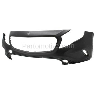 Aftermarket Replacement - BUC-3908FC CAPA 2015-2017 Mercedes-Benz GLA250 (without AMG Styling Package) Front Bumper Cover Assembly with Park Assist Sensor Holes - Image 2