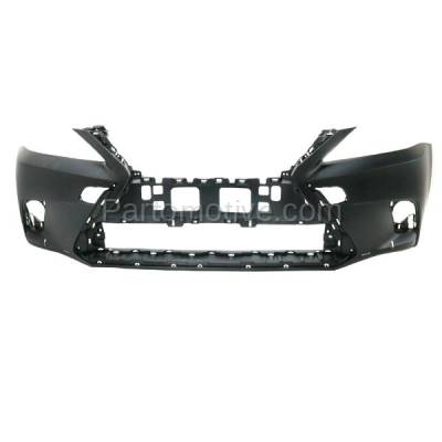 Aftermarket Replacement - BUC-3814FC CAPA 2014-2017 Lexus CT200h Hatchback (with F Sport Package) Front Bumper Cover Assembly without Park Assist Sensor Holes - Image 1
