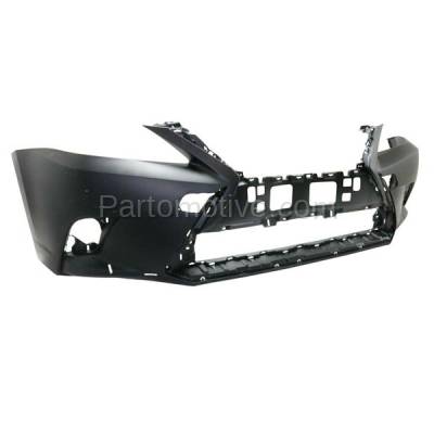 Aftermarket Replacement - BUC-3814FC CAPA 2014-2017 Lexus CT200h Hatchback (with F Sport Package) Front Bumper Cover Assembly without Park Assist Sensor Holes - Image 2