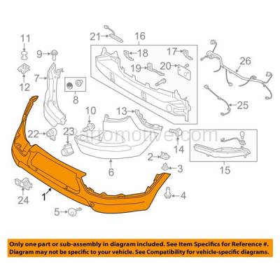 Aftermarket Replacement - BUC-3794RC CAPA 2014-2016 Kia Sportage 2.4L (EX, EX Luxury, LX) Rear Bumper Cover Assembly (with Park Assist Sensor Holes) Textured Plastic - Image 3