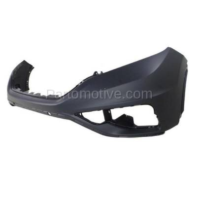 Aftermarket Replacement - BUC-3706FC CAPA 2015-2016 Honda CR-V (2.4 Liter Engine) Front Upper Bumper Cover Assembly (without Park Assist Sensor Holes) Primed Plastic - Image 2