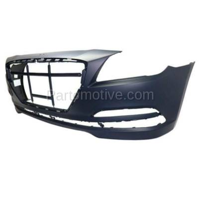 Aftermarket Replacement - BUC-3735FC CAPA For 15-17 Genesis/G80 Sedan Front Bumper Cover Assembly w/o Object Sensor Holes - Image 2