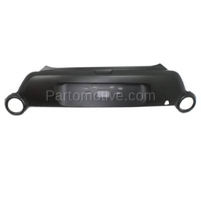 Aftermarket Replacement - BUC-3798RC CAPA 2014-2016 Kia Soul Hatchback (without 2-Tone Paint) Rear Upper Bumper Cover Assembly (with License Plate Provision) Primed - Image 1
