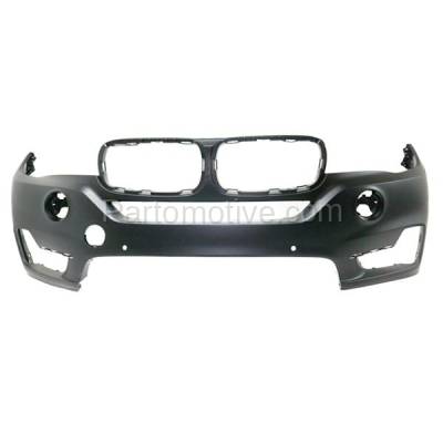 Aftermarket Replacement - BUC-3576FC CAPA 2014-2018 BMW X5 (without M Sport Package) Front Bumper Cover Assembly (with Park Assist & Surround View) without Night Vision - Image 1