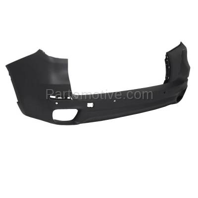 Aftermarket Replacement - BUC-3603RC CAPA 2014-2018 BMW X5 without M Sport (For Luxury & X Line Model) Rear Upper Bumper Cover Assembly with Park Distance Sensor Holes - Image 2