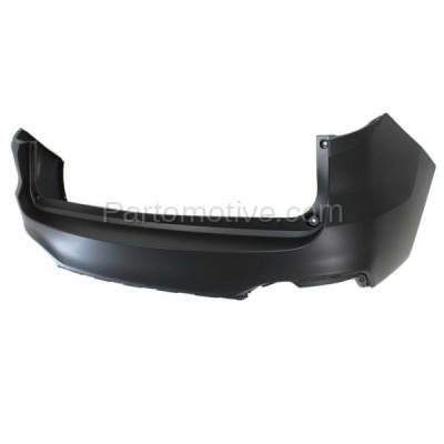 Aftermarket Replacement - BUC-3538RC CAPA 2016-2018 Acura RDX Rear Upper Bumper Cover Assembly (without Park Assist Sensor Holes) (without Tow Hook Hole) Primed Plastic - Image 2