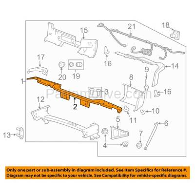 Aftermarket Replacement - BRF-1328RC CAPA 2007-2014 Chevrolet/GMS Silverado/Sierra Pickup Truck 1500/2500HD/3500HD Rear Bumper Impact Bar Crossmember Reinforcement Steel - Image 3