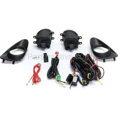 Aftermarket Replacement - KV-STYTY1214FL4 Fog Light Kit For 2012-14 Toyota Yaris LH & RH Clear Lens - Image 2
