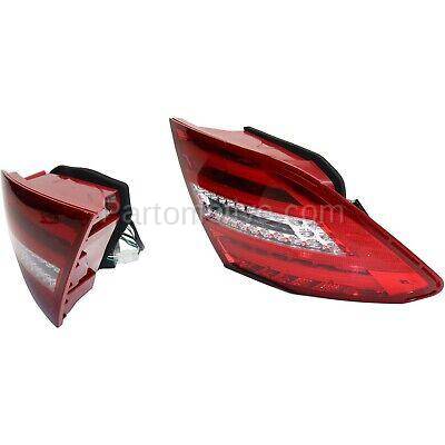 Aftermarket Replacement - KV-STYBZ1213LCTL1 Tail Light For 2012-2013 Mercedes Benz C250 Driver and Passenger Side - Image 2