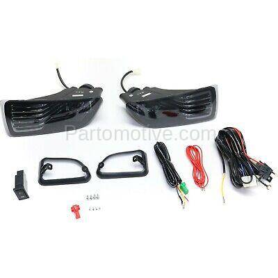 Aftermarket Replacement - KV-STYSC0510FL3 Fog Light For 2005-2010 Scion tC Set of 2 Front LH and RH Smoke Lens - Image 2