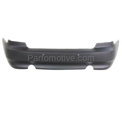 Aftermarket Replacement - BUC-3597RC CAPA 2007-2010 BMW 335i & 335xi (without M Sport Package) Rear Bumper Cover Assembly (with Park Distance Sensor Holes) Primed - Image 1