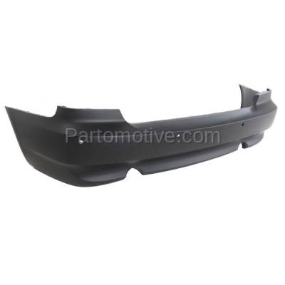 Aftermarket Replacement - BUC-3597RC CAPA 2007-2010 BMW 335i & 335xi (without M Sport Package) Rear Bumper Cover Assembly (with Park Distance Sensor Holes) Primed - Image 2