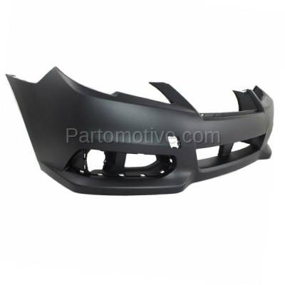 Aftermarket Replacement - BUC-4019FC CAPA 2013-2014 Subaru Legacy (Sedan 4-Door) (2.5 & 3.6 Liter Engine) Front Bumper Cover Assembly with Tow Hook Hole Primed Plastic - Image 2