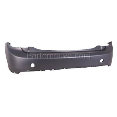 Aftermarket Replacement - BUC-3966RC CAPA 2015-2019 Mini Cooper Hatchback 4-Door (without John Cooper Works) Rear Bumper Cover Assembly without Park Aid Sensor Holes - Image 2