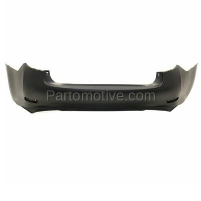 Aftermarket Replacement - BUC-3859RC CAPA 2016-2018 Lexus ES350 (Japan Built) 3.5L Rear Bumper Cover Assembly (without Park Assist Sensor & Tow Hook Holes) Plastic - Image 1
