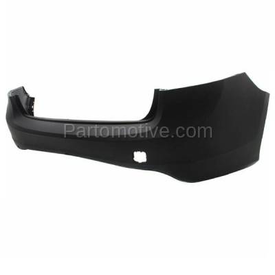 Aftermarket Replacement - BUC-4079RC CAPA 2011-2018 Volvo S60 (excluding Cross Country Model) Rear Bumper Cover Assembly (without Park Assist Sensor Holes) Primed Plastic - Image 2