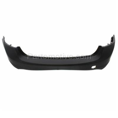 Aftermarket Replacement - BUC-4079RC CAPA 2011-2018 Volvo S60 (excluding Cross Country Model) Rear Bumper Cover Assembly (without Park Assist Sensor Holes) Primed Plastic - Image 3