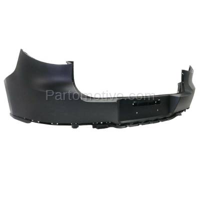 Aftermarket Replacement - BUC-4095RC CAPA 2009-2011 Volkswagen Tiguan (2.0 Liter Turbocharged Engine) Rear Upper Bumper Cover Assembly Primed Paint to Match Plastic - Image 2