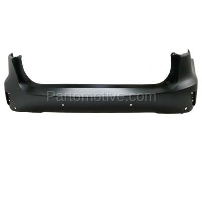 Aftermarket Replacement - BUC-3863RC CAPA 2016-2019 Lexus RX350 & RX450h (Canada Built) Rear Bumper Cover Assembly (with Park Assist Sensor Holes) Primed Plastic - Image 1