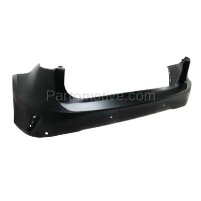 Aftermarket Replacement - BUC-3863RC CAPA 2016-2019 Lexus RX350 & RX450h (Canada Built) Rear Bumper Cover Assembly (with Park Assist Sensor Holes) Primed Plastic - Image 2
