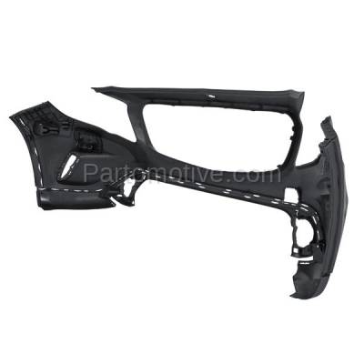 Aftermarket Replacement - BUC-3934FC CAPA 2015-2017 Mercedes-Benz GLA250 (without AMG Styling Package) Front Bumper Cover Assembly without Park Assist Sensor Holes - Image 3