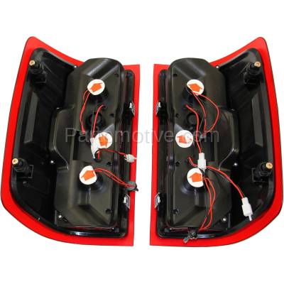 Aftermarket Replacement - KV-STYCV1415LCTL2 Tail Light For 2014-2016 Chevrolet Silverado 1500 Set of 2 Left and Right Side - Image 2
