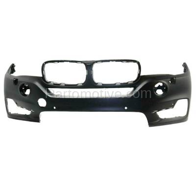 Aftermarket Replacement - BUC-3578FC CAPA 2014-2018 BMW X5 (without M Sport) Front Bumper Cover Assembly (with Park Assist Sensor Holes) without Night Vision & Surround View - Image 1