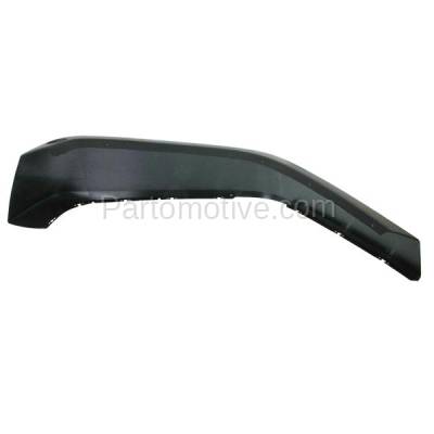 Aftermarket Replacement - FDF-1015LC CAPA 2007-2018 Jeep Wrangler (3.6L & 3.8L Engine) Front Fender Flare Wheel Opening Molding Trim Black Plastic Left Driver Side - Image 2