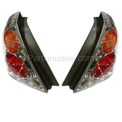 Aftermarket Replacement - TLT-1042L & TLT-1042R 2002-2004 Nissan Altima (Sedan 4-Door) Rear Taillight Taillamp Tail Light Lamp Assembly with Lens & Housing & Bulb PAIR SET Right & Left Side - Image 2