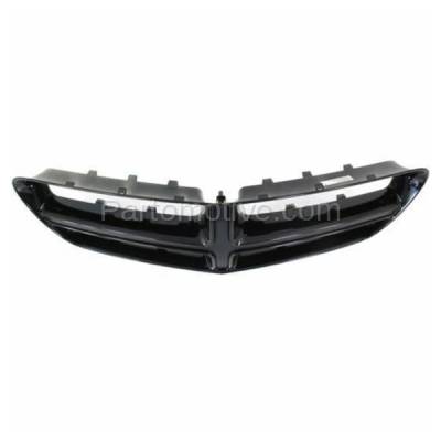 Aftermarket Replacement - GRL-1355 2011-2014 Dodge Charger (6Cyl 8Cyl, 3.6L 5.7L 6.4L Engine) Front Center Face Bar Grille Assembly Gloss Black Plastic - Image 3