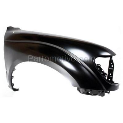 Aftermarket Replacement - FDR-1737LC & FDR-1737RC CAPA 2001-2004 Toyota Tacoma Pickup Truck (2WD or 4WD) Front Fender (For Models without Fender Flares) SET PAIR Left & Right Side - Image 3
