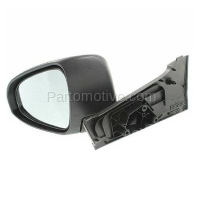 Aftermarket Replacement - MIR-2365LT 2012-2014 Toyota Yaris (Hatchback) (Japan Built) Rear View Mirror Assembly Manual, Manual Folding, Textured Black Left Driver Side - Image 3