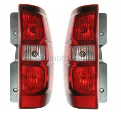 Aftermarket Auto Parts - TLT-1314LC & TLT-1314RC CAPA 2007-2014 Chevrolet Suburban & Tahoe (excluding Hybrid Model) Rear Taillight Assembly Lens & Housing with Bulb PAIR SET Left & Right Side - Image 2