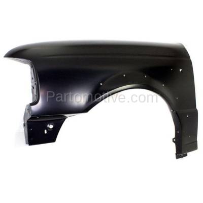 Aftermarket Replacement - FDR-1599L & FDR-1599R 1993-1997 Ford Ranger Front Fender Quarter Panel (with Emblem Provision) with Wheel Opening Molding Holes SET PAIR Left & Right Side - Image 2